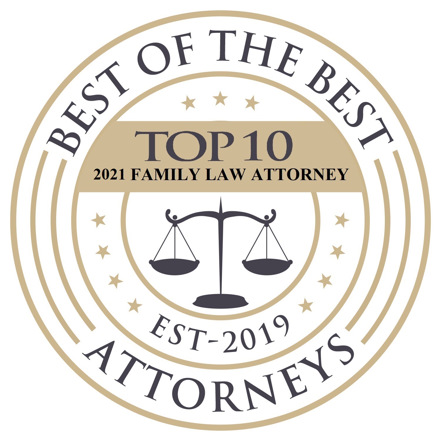 Best of the Best Top 10 Family Law Award